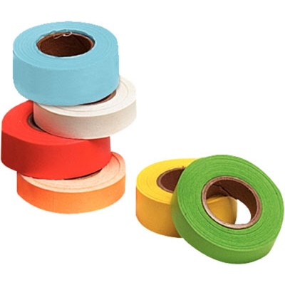 GRE Series Paper Tape 12.7m X W25mm Roll - Red 
