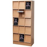 GRE Series Expo Cabinet - Beech - W830mm 