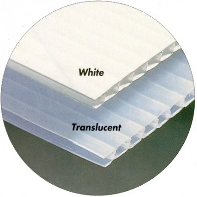 Corex Corrugated Plastic Sheets Translucent 1000 x 770 x 4mm (25pack)