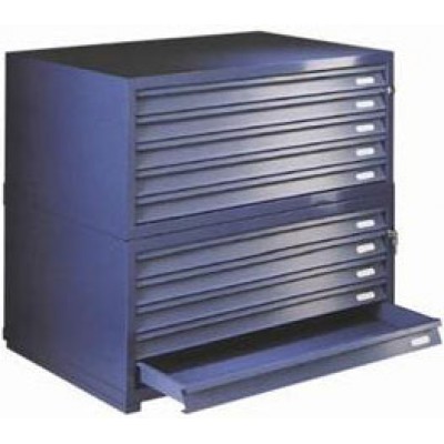 Horizontal Plan File Cabinets 920D x 1326W x 359H - 4 drawers 50mm