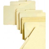 Perma Dur® Dark Tan Reinforced Folders 245 x 298 (25mm ET) - pack of 100