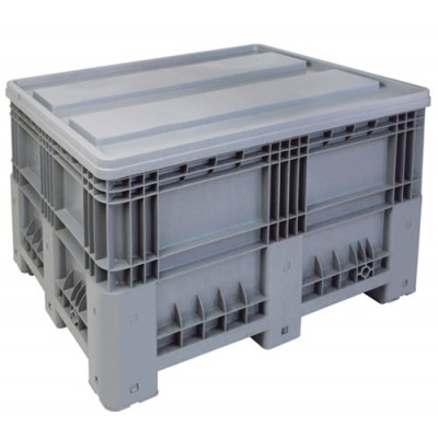 Open top XL plastic container 555L + top cover