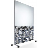 AB Series Alumi Combi με Magnetic Optic white glass surface - (AA), 1206