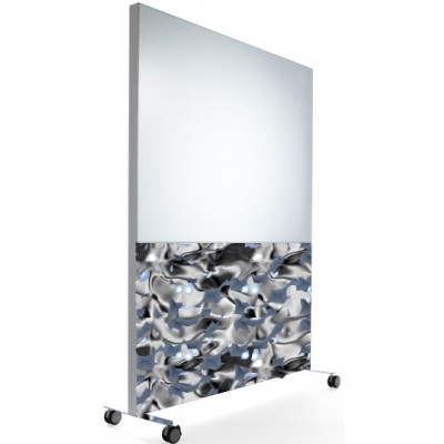 AB Series Alumi Combi με Magnetic Optic white glass surface - (AA), 1206