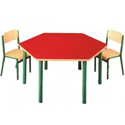 ANC  PreSchool Series Bambino SL hexagonal nr2,3 beech top table