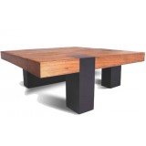 ANC Wood slab series Coffee table TAMBURIL stained z1