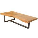 ANC Wood slab series Coffee table Blackened z3m