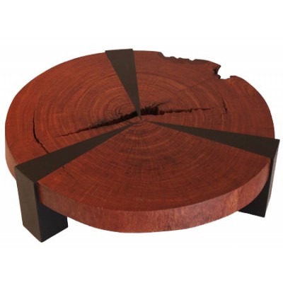 ANC Wood slab series Coffee table Bubinga Bolacha Star 