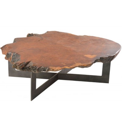 ANC Wood slab series Coffee table Radica Redwood RM1
