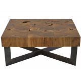 ANC Wood slab series Coffee table Wood Mosaic SQM1