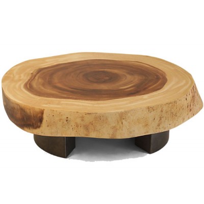 ANC Wood slab series Coffee table Bolacha SQR1