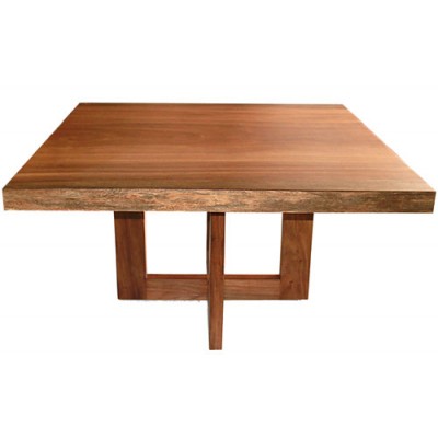 ANC Wood slab series Dinning table SQR1 CROSS