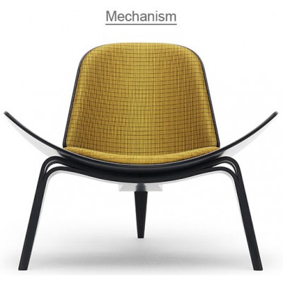 HM Series Shell chair CH07 Mechanism