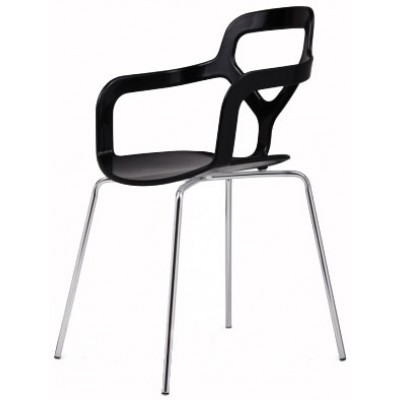 CF Series NOX Metal chair Black ("Trace" Inspired)