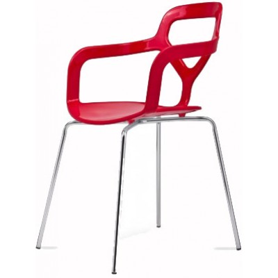 CF Series NOX Metal chair Red ("Trace" Inspired)