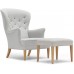 CH419 Heritage lounge chair & ottoman (by C H&Son)