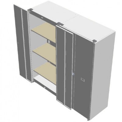 Tess Series Air tight Metal Cabinet 2x width 