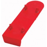 EBL Series Shelf-stopper bottom, red