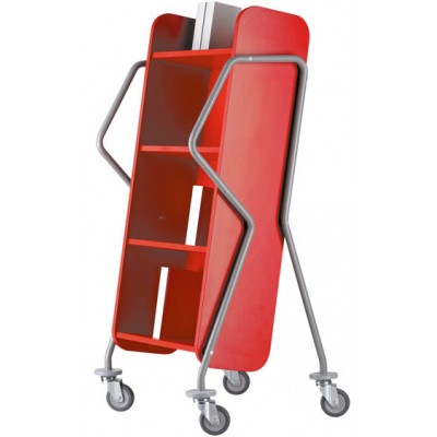 EBL Series Book trolley Oblique, red