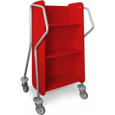 EBL Series Book trolley Mini-Oblique, red