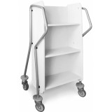 EBL Series Book trolley Mini-Oblique, white