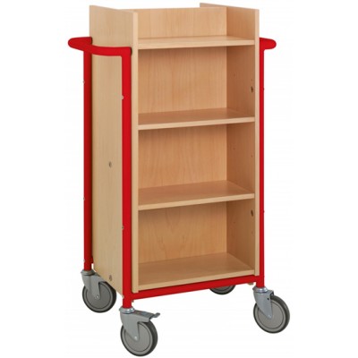 EBL Series Book trolley Gotland, red