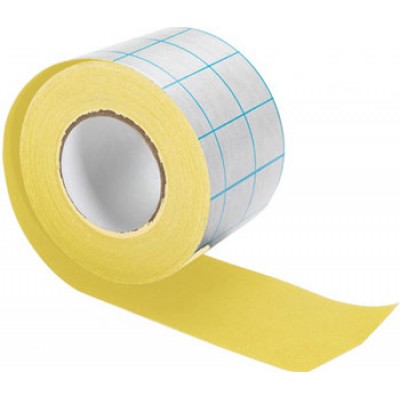 Book Repair Tape Filmoplast T (25406) dims: 10m x 8cm roll - Yellow