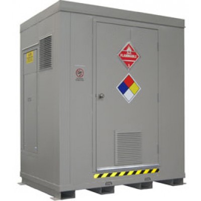 F-ANC Outdoor HazMat Storage Enclosure 6drum 