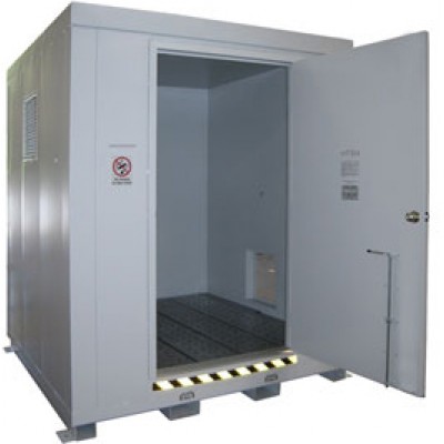 F-ANC Outdoor HazMat Storage Enclosure 9drum 