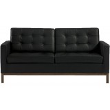 FCC Series Florence Knoll 2 seater Sofa leather (wood frame)