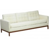 FCC Series Florence Knoll 3 seater Sofa fabric (wood frame)