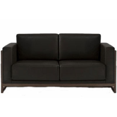 FCC Series Sean Dix Wooden Frame Sofa 2 seater leather