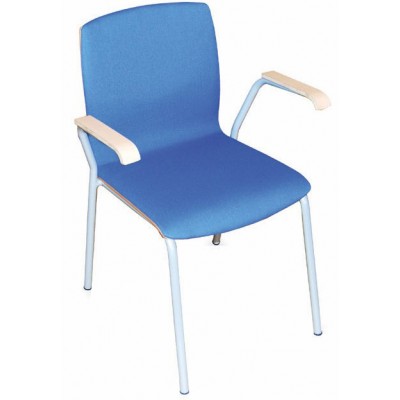 FG Series S0509b  Reading Chair (stained wood) 