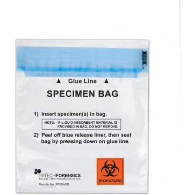Leakproof Specimen Bags 6x6"  Single-Pouch - w/absorbing sheet - 200/pkg