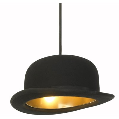 Innermost Collection. Jeeves Bowler Hat Pendant Lamp
