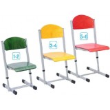 Nursery Series MJF011002-1/3/5-08-01,2,4,6     T  Στοιβαζόμενο Κάθισμα (έως 3τεμ). Μεταλλι&kap