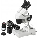 Microscope Stereo 20X-40X-80X w/1.3MP USB Cam