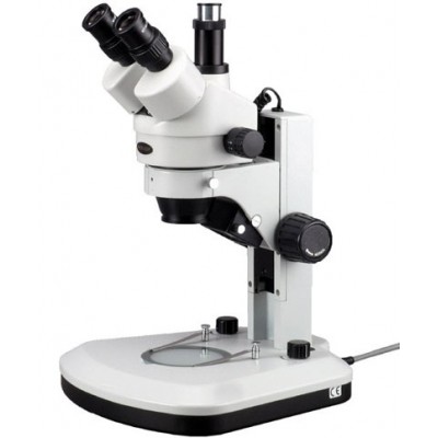 Microscope Stereo 7X-90X Trinocular Track Stand w/Dual LED