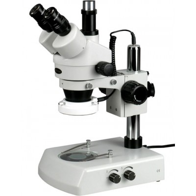 Microscope Stereo LED Trinocular Zoom 7X-45X