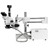 Microscope 3.5X-90X Trinocular Boom System w/USB Cam