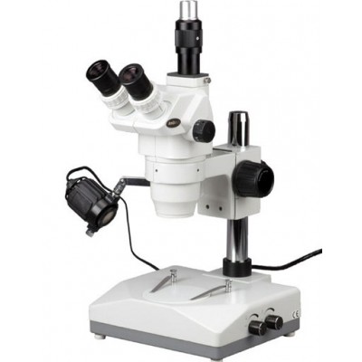 Microscope Stereo 3.35X-90X Ultimate Trinocular w/2 Lights