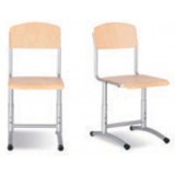 NWR Series Ε-273.1 Class room Chair alu (Height Adjustable)