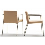 Sellex series Irina Basic chair with arms, upholstered