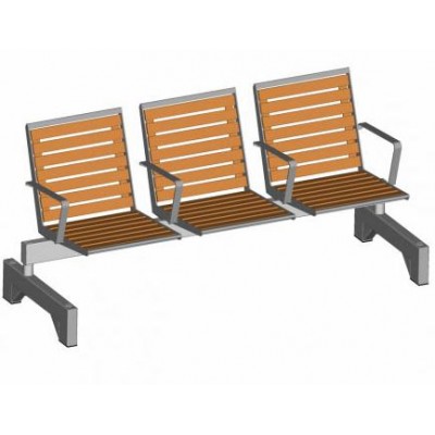 S-ER Series Topsit Pagwood 3 seater