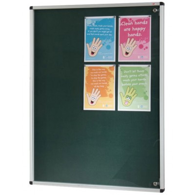 Wall mounted non illuminated Tamperproof Noticeboard 900x900H
